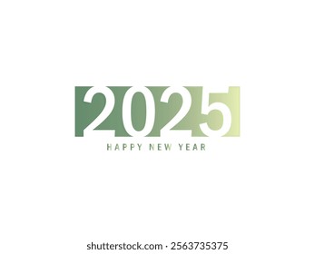 Happy New Year 2025 Gradient Vector