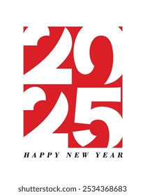 Happy New Year 2025. Holiday background. Numbers for 2025. Celebrating Lunar New Year, close-up, Space for text. Home decoration for the new year, greeting cards, notebooks, printed t-shirts, mugs, ha