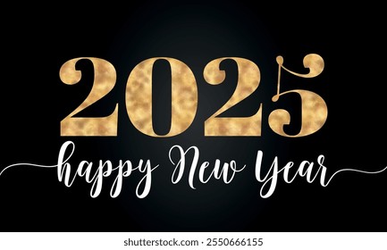 feliz año nuevo 2025 - Año Nuevo inspirador hermosa cita escrita a mano, etiqueta de regalo, mensaje de letras. Dibujado a mano invierno, frase de enero. Caligrafía de pincel moderna escrita a mano para 2025. Taza subtítulos.