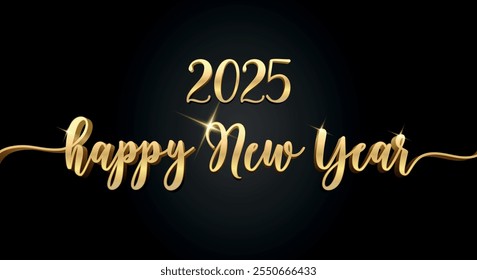 feliz año nuevo 2025 - Año Nuevo inspirador hermosa cita escrita a mano, etiqueta de regalo, mensaje de letras. Dibujado a mano invierno, frase de enero. Caligrafía de pincel moderna escrita a mano para 2025. Taza subtítulos.