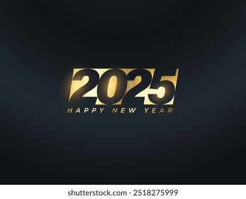 Happy new year 2025 logo concept vector illustration. Happy new year 2025 Banner concept vector illustration.