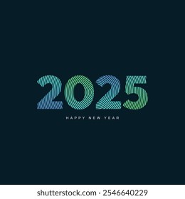 Happy New Year 2025 post idea for Instagram and Facebook