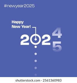 Happy New Year! 2025 Social Media Post