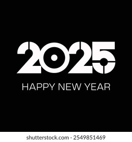 Happy New Year 2025 Template.