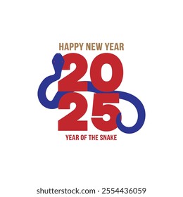 Happy New Year 2025 Template Design