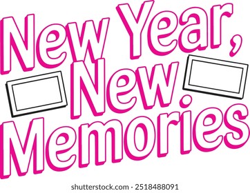 Happy New Year 2025 text Vector Design. Cover of business diary for 2025 new year with wishes. Happy New Year 2025 with calligraphy