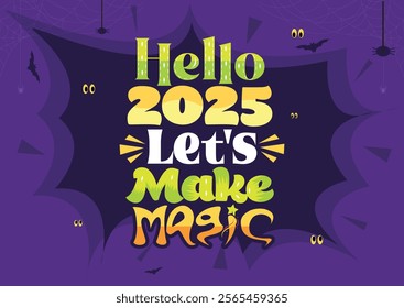 happy new year 2025 text design. the template of business diary for 2025 happy new year.