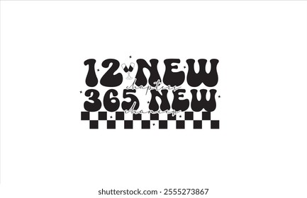 Happy New Year 2025 T-Shirt Design