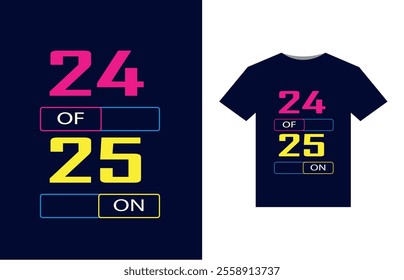 Happy New Year 2025 T-Shirt combo vector illustration Typography Quotes Design for t shirt,