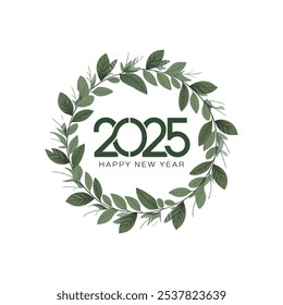 Happy New Year 2025 Vector Illustration