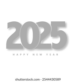 Happy new year 2025 vector design.eps 10