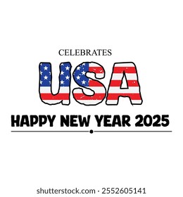 Happy new year 2025 vector t-shirt design