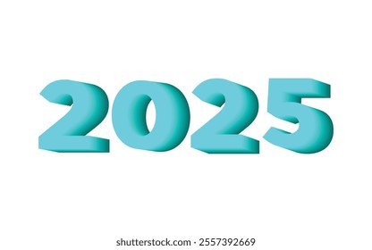 Happy new year 2025 wishes celebration background. 2025 Happy New Year Text Typography Design Element flyer banner design.