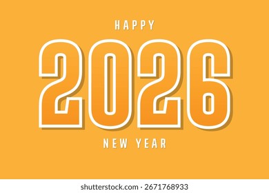 happy new year 2026 background