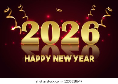 Similar Images, Stock Photos &amp; Vectors of Happy New Year colorful