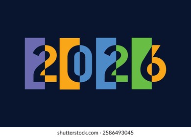 Happy New Year 2026 Design Template, Banner Design, Greeting Card design