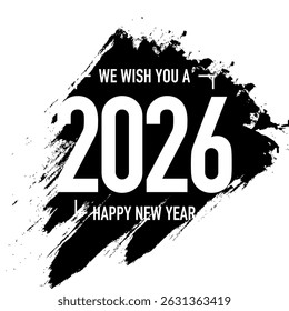 Happy New Year 2026 design. Creative design of 2026 typography. Design for 2026 celebration.  Vector premium 2026.