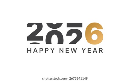 Happy New Year 2026 is loading or coming new year 2026 is loading Loading bar concept vector graphic or illustration Loading bar graphic design New year 2026 happy new year count down illustration