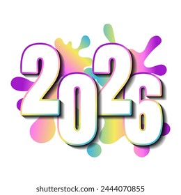 happy new year 2026 with spalsh
