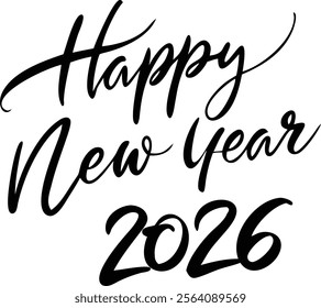Happy New Year 2026, Stunning Graphics and Festive Elements
