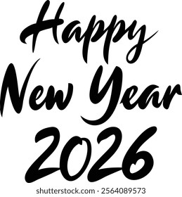 Happy New Year 2026, Stunning Graphics and Festive Elements
