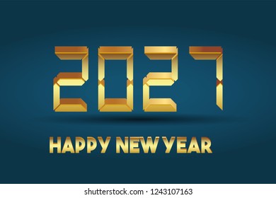 Happy New Year 2027 Design. 