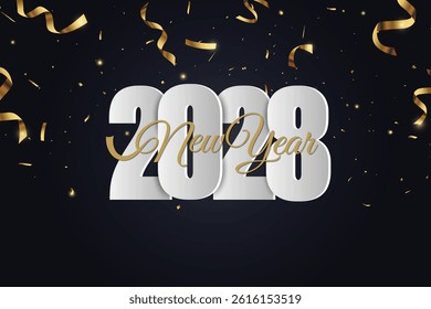 happy new year 2028 celebration background