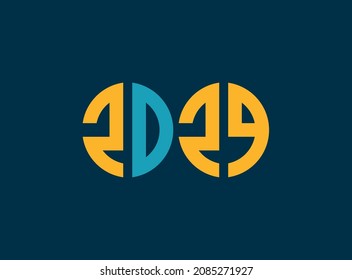 Happy new year 2029 design template. Two thousand twenty nine text design. Number 2029 design vector