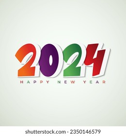 Feliz tercer año número de color completo