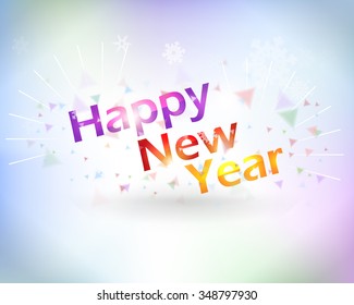 Happy New Year Abstract Background