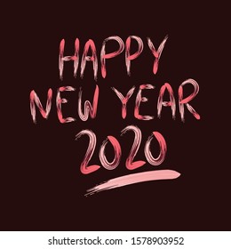 Happy New Year Abstract Design 