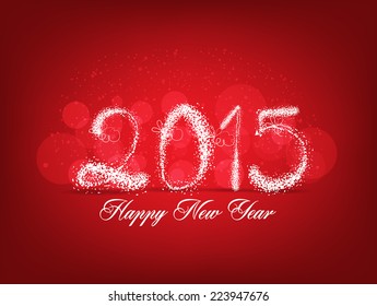 Happy new year abstract light background