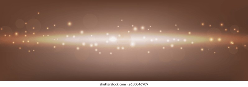 Happy New Year Abstract shiny Gold glitter wave with Bokeh design element. Vector Golden Glitter Wavy Lines. Gold wave. Luxury Christmas, New Year, Anniversary, Award Background