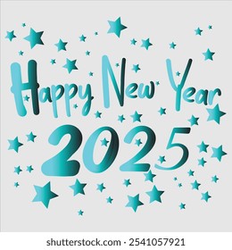 happy new year art illustrator eps vector