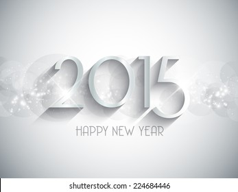 Feliz Año Nuevo con diseño abstracto