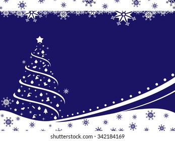Happy New Year Background Blue