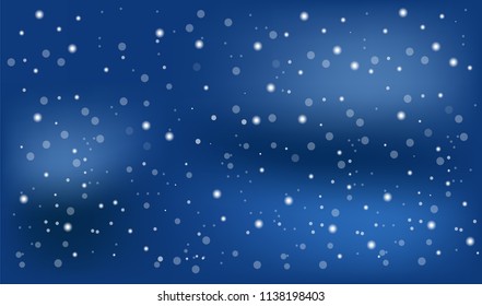 Happy New Year  ,background with Christmas snow   