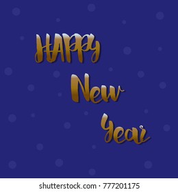 Happy New Year  background decoration. Greeting card design template confetti.  Celebrate brochure or flyer.
