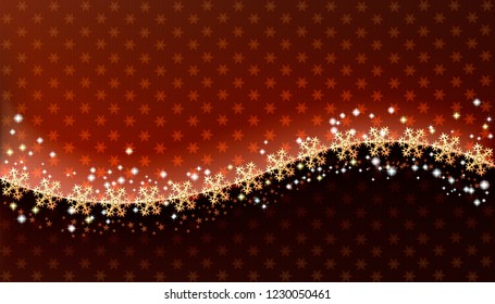 Happy New Year background. For design posters, banners or greeting cards. Vektor illustration.