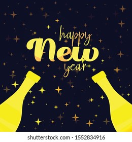 Happy New Year background design.