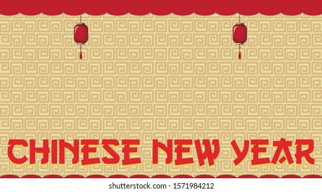 Happy new year background design for 2020 illustration