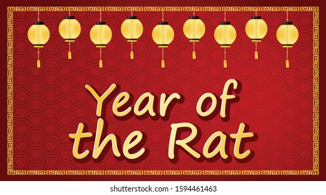 Happy new year background design illustration