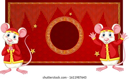 Happy new year background design illustration