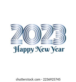 Happy New Year Background Design. Merry Christmas Greeting Card, Banner, Poster. Vector Illustration.