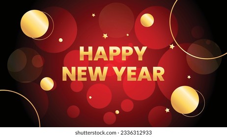 Happy New year Background Design Template 