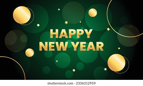 Happy New year Background Design Template 