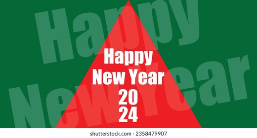 Happy New Year Background Design. Greeting Card, Banner, Poster. Vector Illustration.