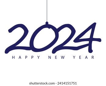 Happy New Year Background Design. Greeting Card, Poster, Banner