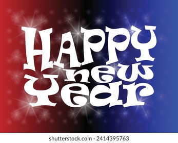 Happy New Year Background Design. Greeting Card, Poster, Banner