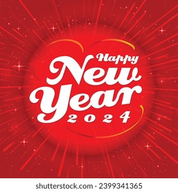 Feliz año nuevo con lujo elegante